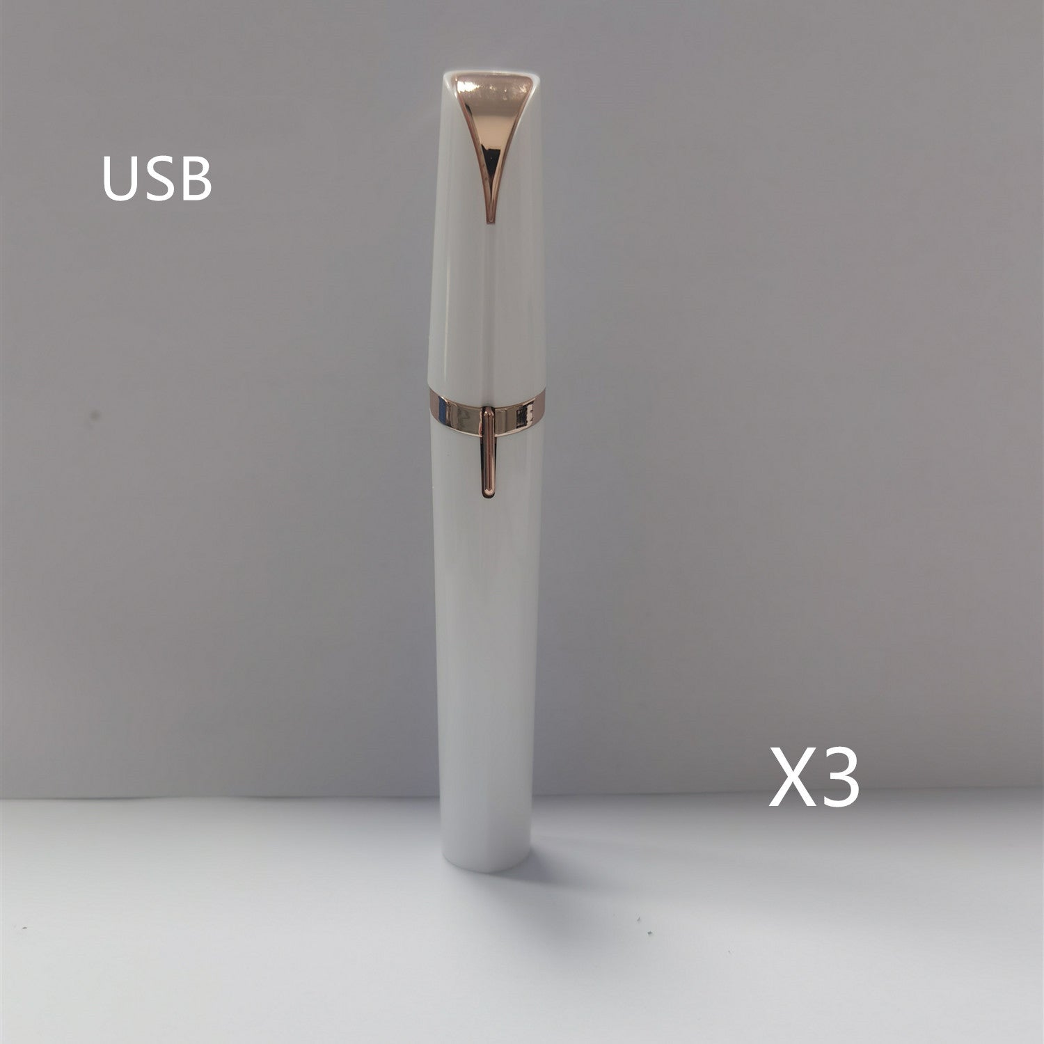 Electric Eyebrow Trimmer Hair Remover Pen Light