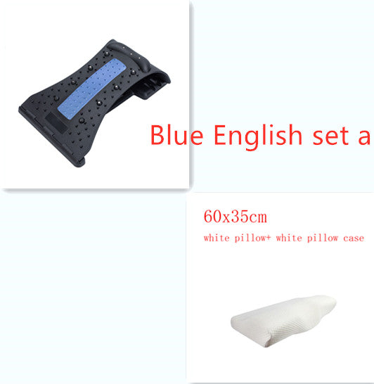 Home Lumbar Spine and Cervical Support Neck Traction Device