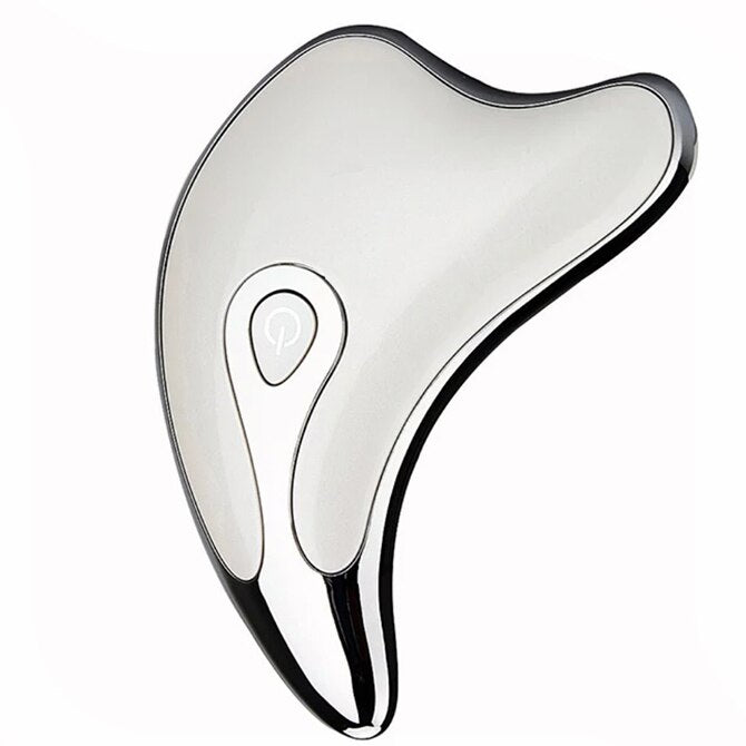 Gua Sha Facial Massager with LED Microcurrent for Skin Rejuvenation