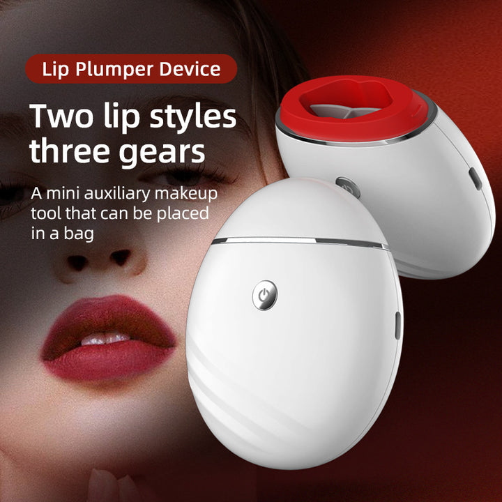 Electric Silicone Lip Enhancer Device for Facial Beauty and Care