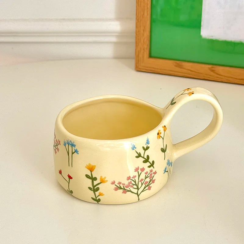 Ceramic Mug Cute Coffee Cup Gift for Kids Girls