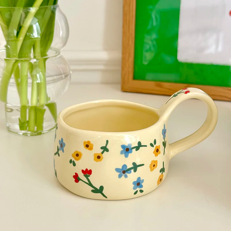 Ceramic Mug Cute Coffee Cup Gift for Kids Girls