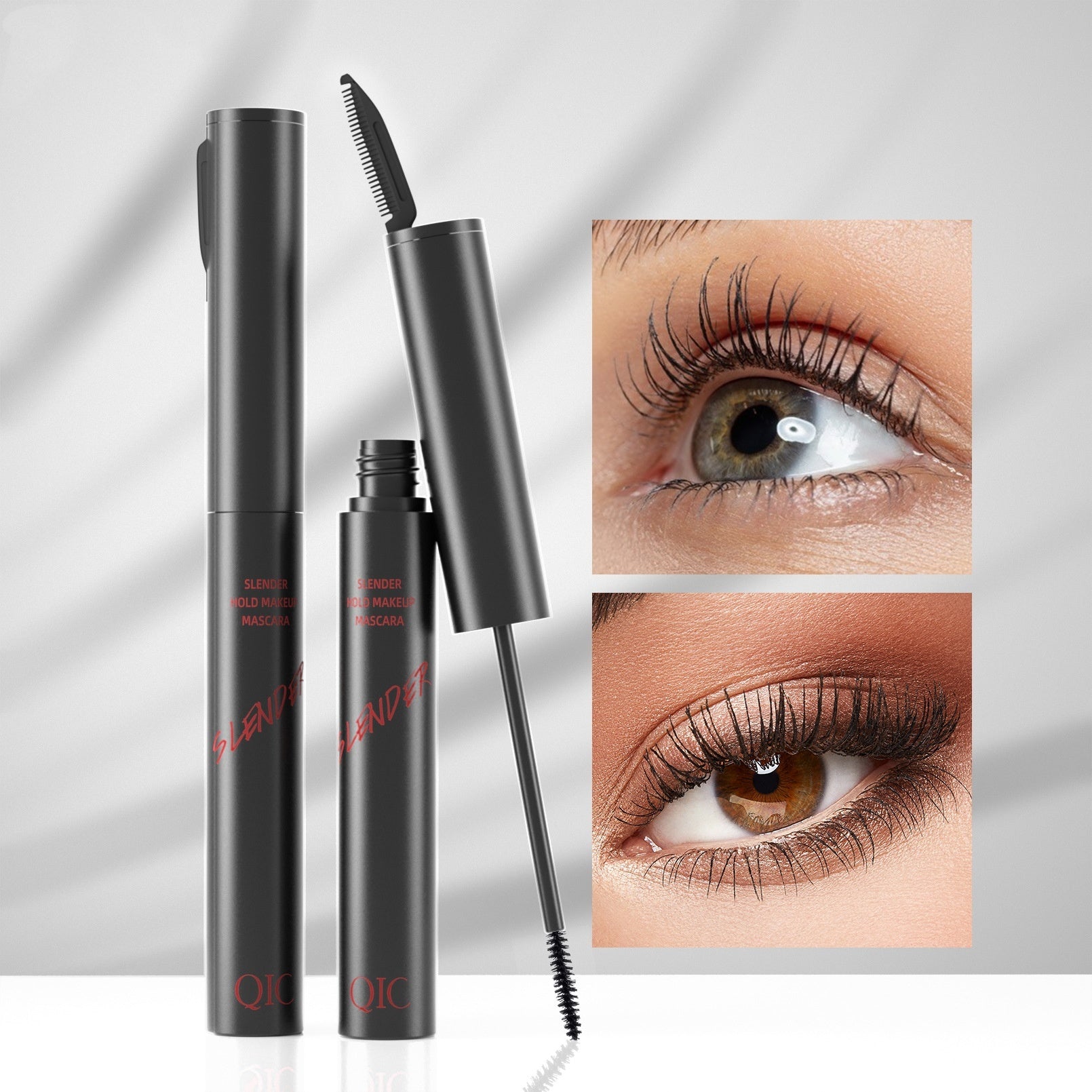 Waterproof Mascara for Lengthening, Thickening, and Natural Long Lash Shaping