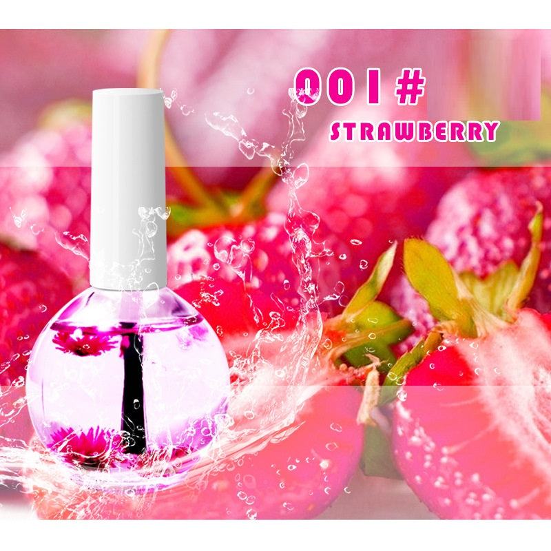 Nail Beauty Dried Flower Nail Treatment Oil Moisturizing Base Coat