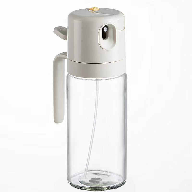 2-in-1 Oil Sprayer and Dispenser Bottle for Easy Kitchen Cooking